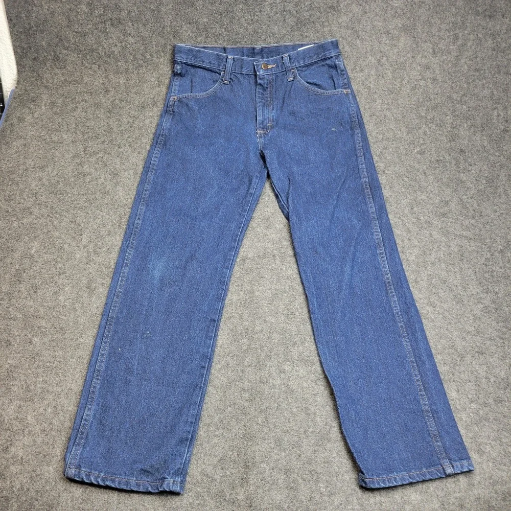 Rustler Jeans Mens 32x30 Blue Denim Stretch Boho Streetwear Grunge Americana
